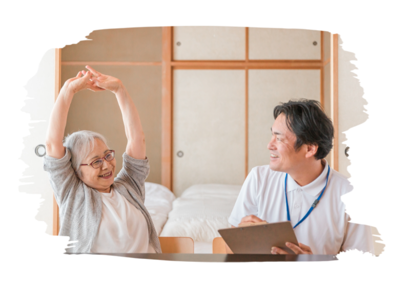 ご自宅での在宅医療の様子